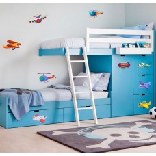 Дизайн дитячої кімнати хлопчика - наклейка самолеты